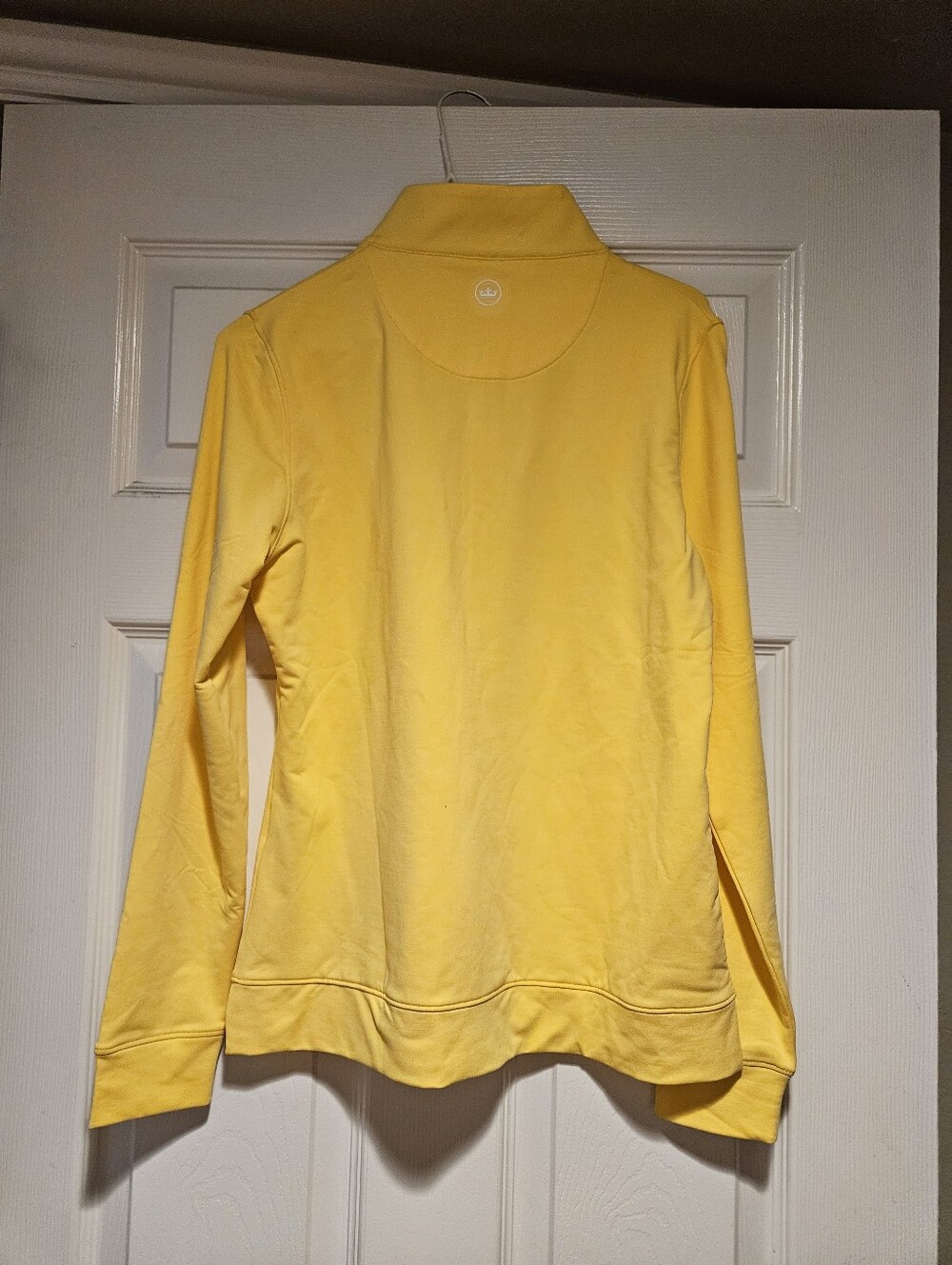 Peter MILLAR Yellow Quarter-Zip Pullover Top - Women NWT - Picture 3 of 5